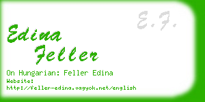 edina feller business card